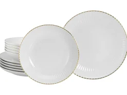 Allegra - Tafelservice 12-tlg - Goldband