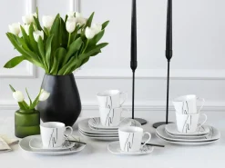 Amelie - Kaffeeservice 18-tlg - Weiss