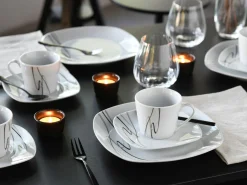 Amelie - Kaffeeservice 18-tlg - Weiss