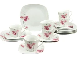 Amelie - Kaffeeservice 18-tlg - Weiss