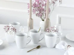 Angi - Kaffeebecher 6-tlg - Weiss