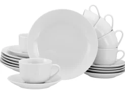 Angi - Kaffeeservice 18-tlg - Weiss