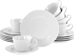 Arianne - Kaffeeservice 18-tlg - Weiss