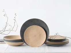 Catania - Tellerset 12-tlg - Anthrazit
