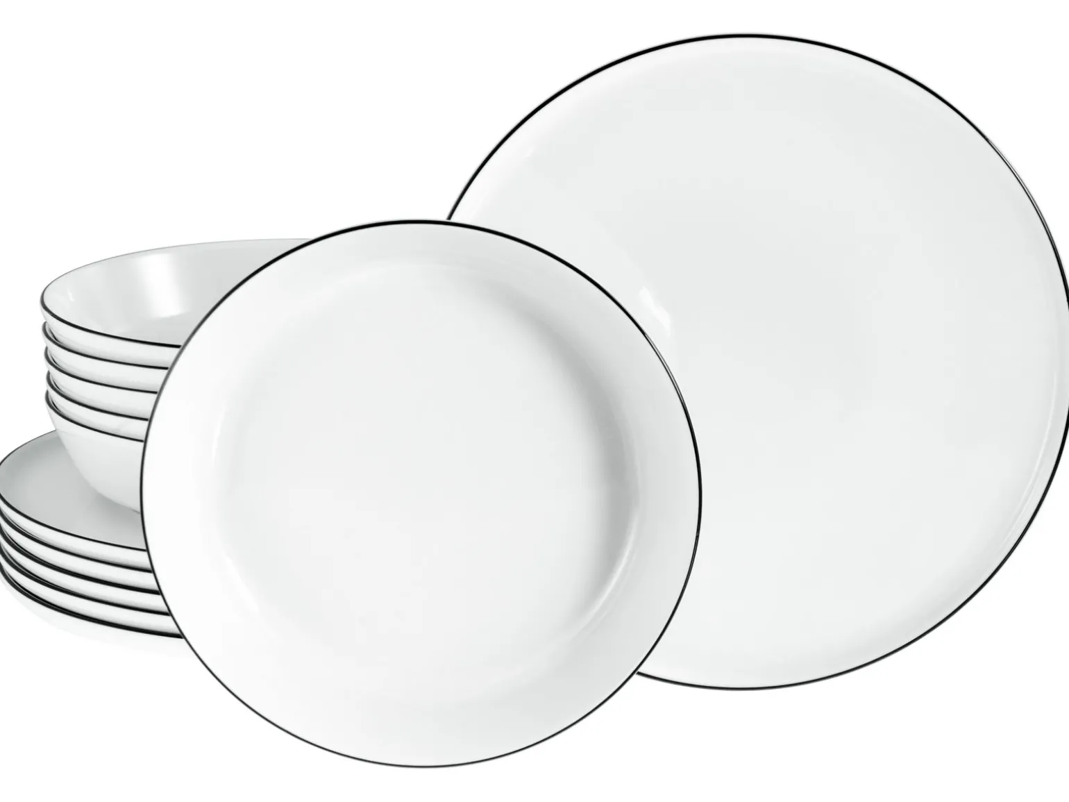 Chef Collection - Tafelservice 12-tlg - Grau
