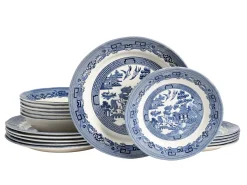 China Town - Kombiservice 18-tlg - Blau