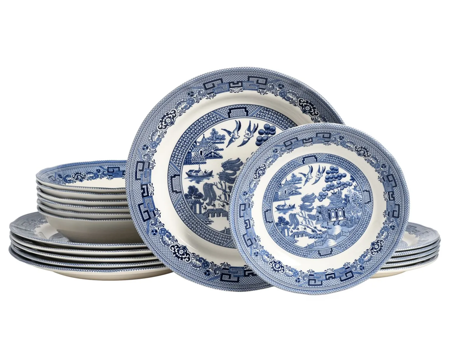 China Town - Kombiservice 18-tlg - Blau