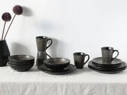 Crafted - Kombiservice 16-tlg - Black