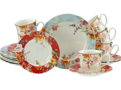 Crimson - Kaffeeservice 18-tlg - creme