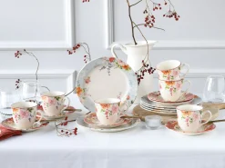 Crimson - Kaffeeservice 18-tlg - creme