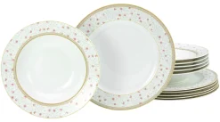 Emilia - Tafelservice 12-tlg - Creme weiss