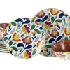 Folklore - Tellerset 12-tlg - Blau