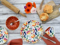 Folklore - Tellerset 12-tlg - Blau