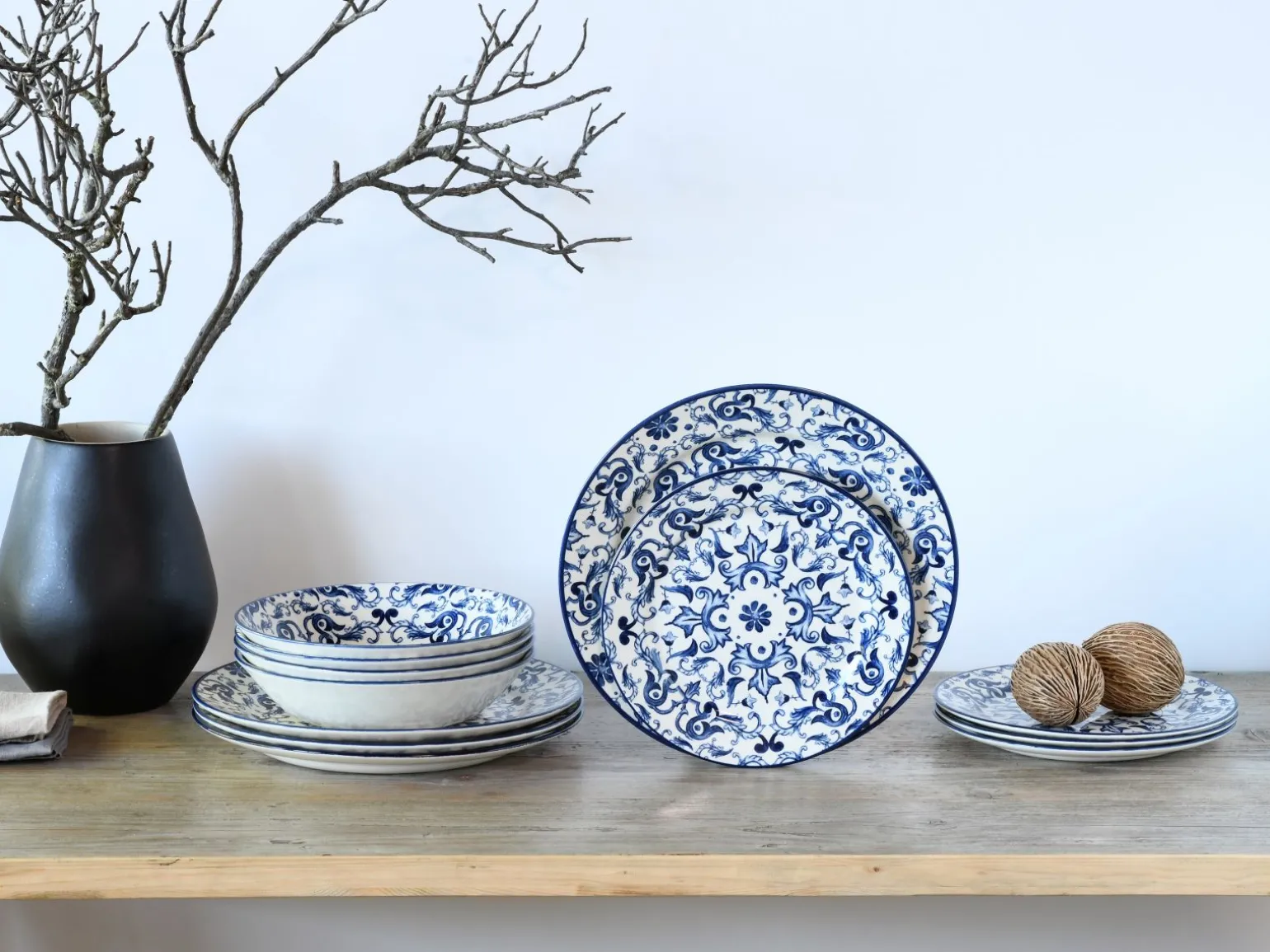 Fresco - Tellerset 12-tlg - Blue