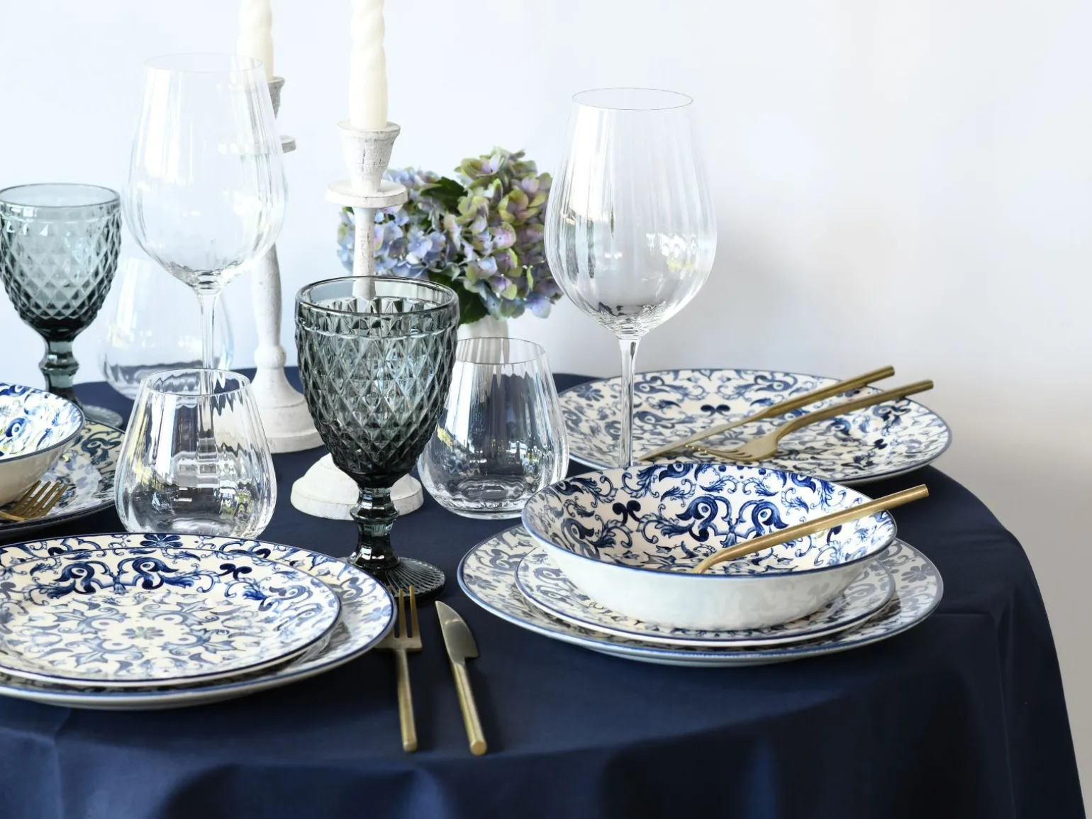 Fresco - Tellerset 12-tlg - Blue