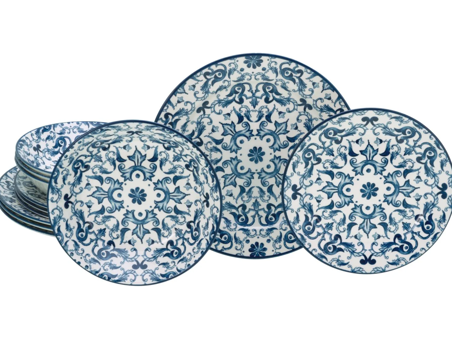 Fresco - Tellerset 12-tlg - Blue
