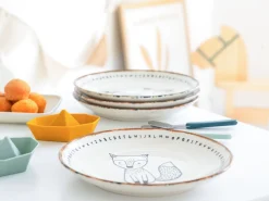Freunde des Waldes - Tellerset 4-tlg - Bunt
