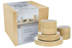 Futuro - Tellerset 12-tlg - Sand