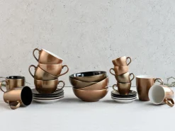 Golden Days - Cappuccinoset 4-tlg - Weiss