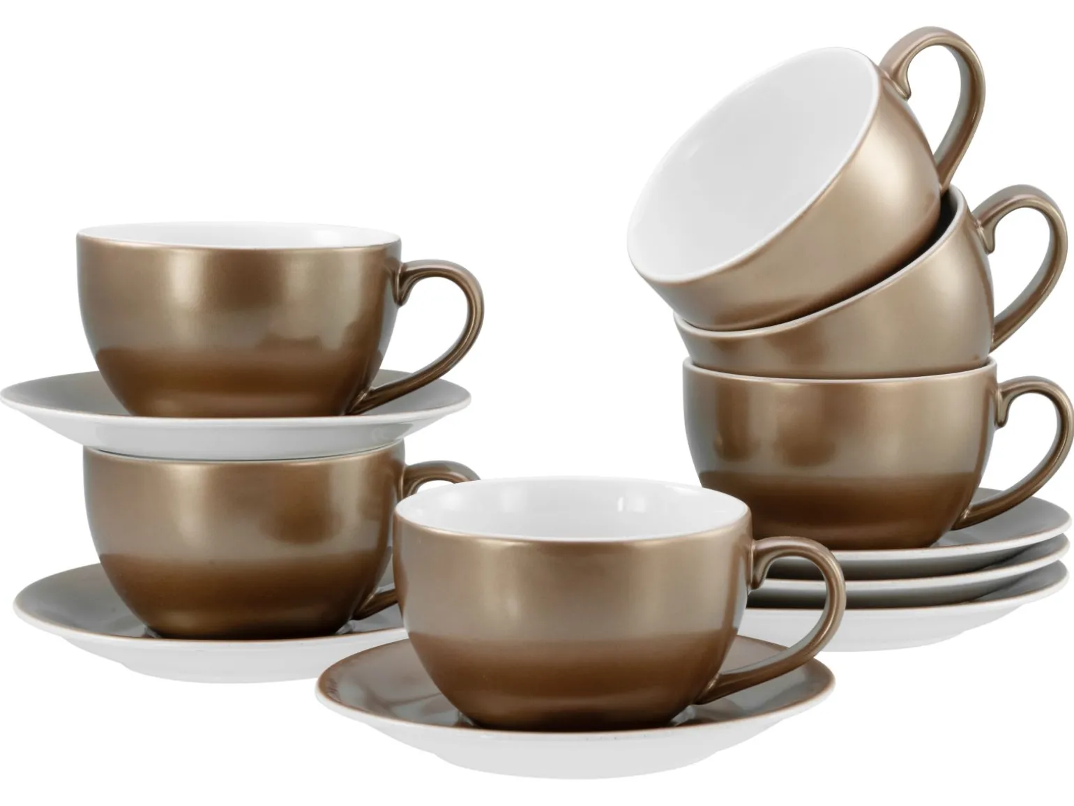 Golden Days - Cappuccinoset 12-tlg - Weiss