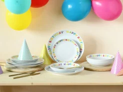 Happy Birthday - Tellerset 12-tlg - Happy Birthday