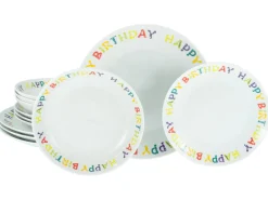 Happy Birthday - Tellerset 12-tlg - Happy Birthday