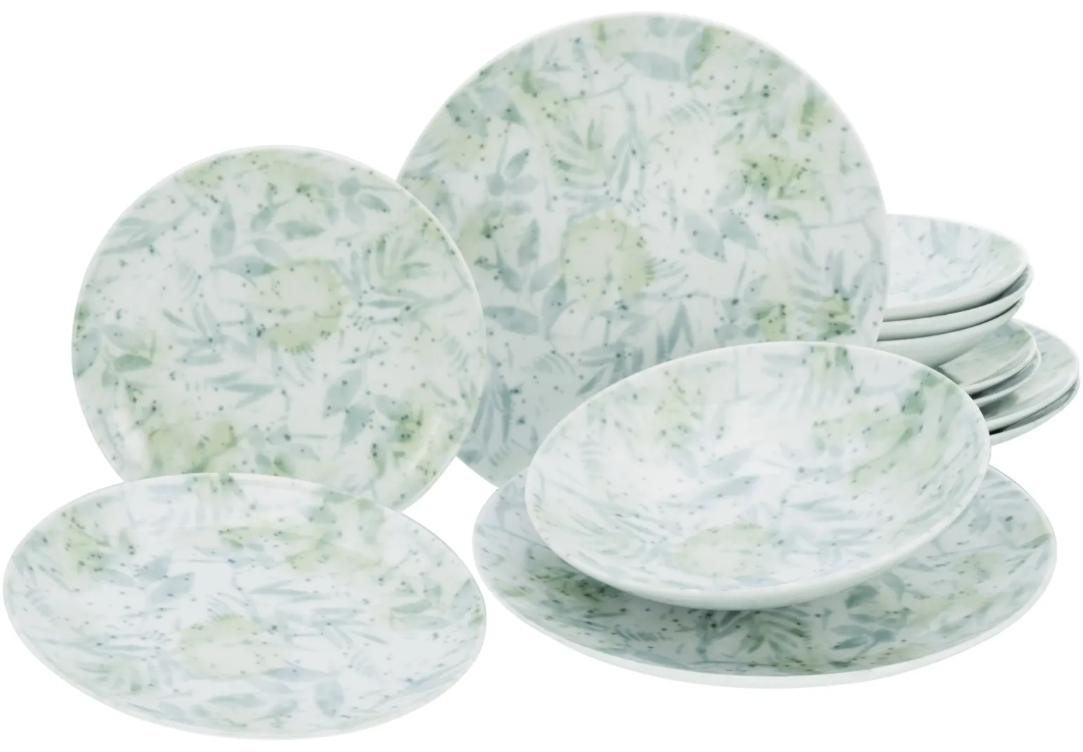 Home - Tellerset 12-tlg - Shabby Chic