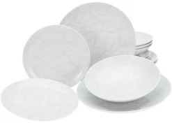 Home - Tellerset 12-tlg - Shabby Chic