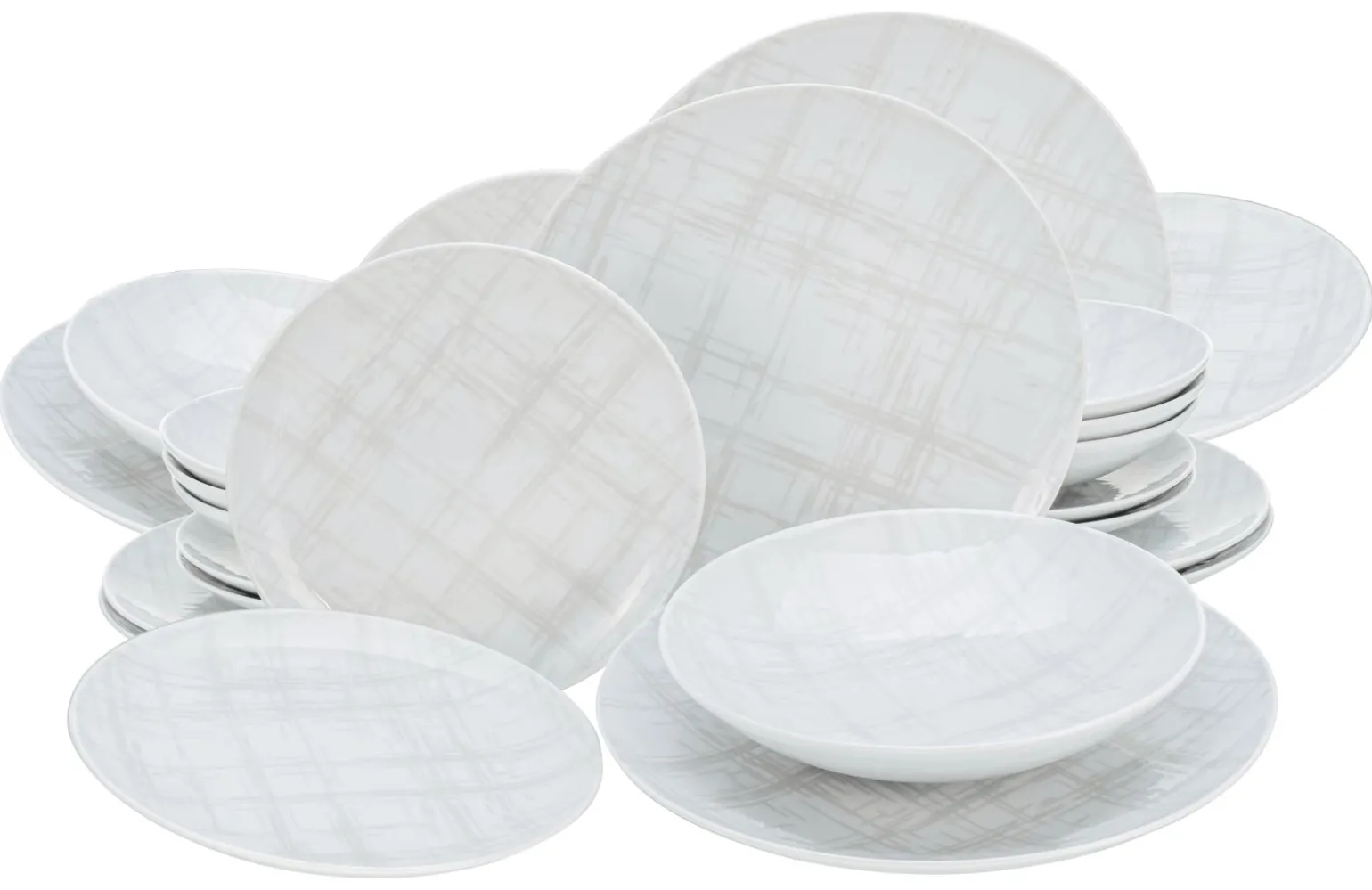 Home - Tellerset 24-tlg - Shabby Chic