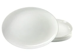 Italien Party - Barbecueteller 6-tlg - Weiss