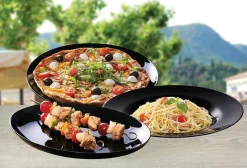 Italien Party - Pizzateller 6-tlg - Weiss