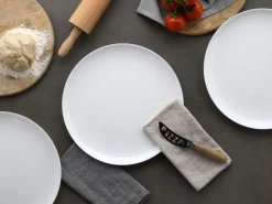 Italien Party - Pizzateller 6-tlg - Weiss