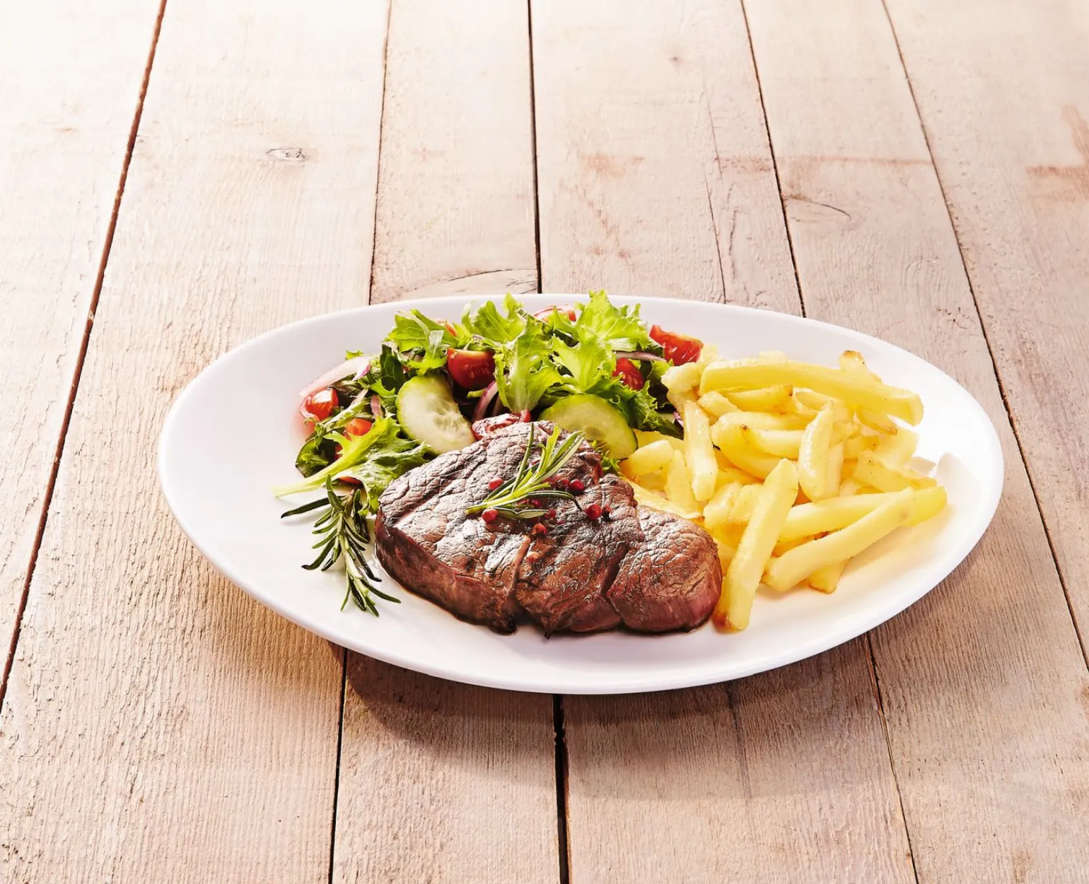 Italien Party - Steakteller 6-tlg - Weiss