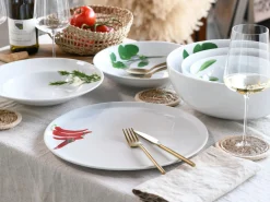 Kräuter - Pizzateller 4-tlg - Chili