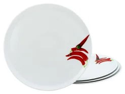 Kräuter - Pizzateller 4-tlg - Chili
