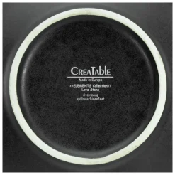 Lava Stone - Pastateller 4-tlg - Schwarz