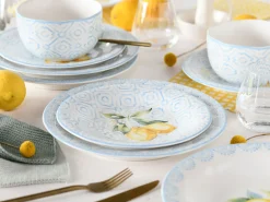 Lemoncello - Tellerset 12-tlg - bunt