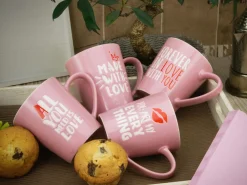 Love Collection - Kaffeebecher 4-tlg - rosa