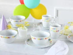 Luna - Brunch Set 12-tlg, Happy Birthday - Frühstücksset 12-tlg - Happy Birthday