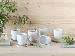 Luna - Kaffeebecher 6-tlg - Weiss