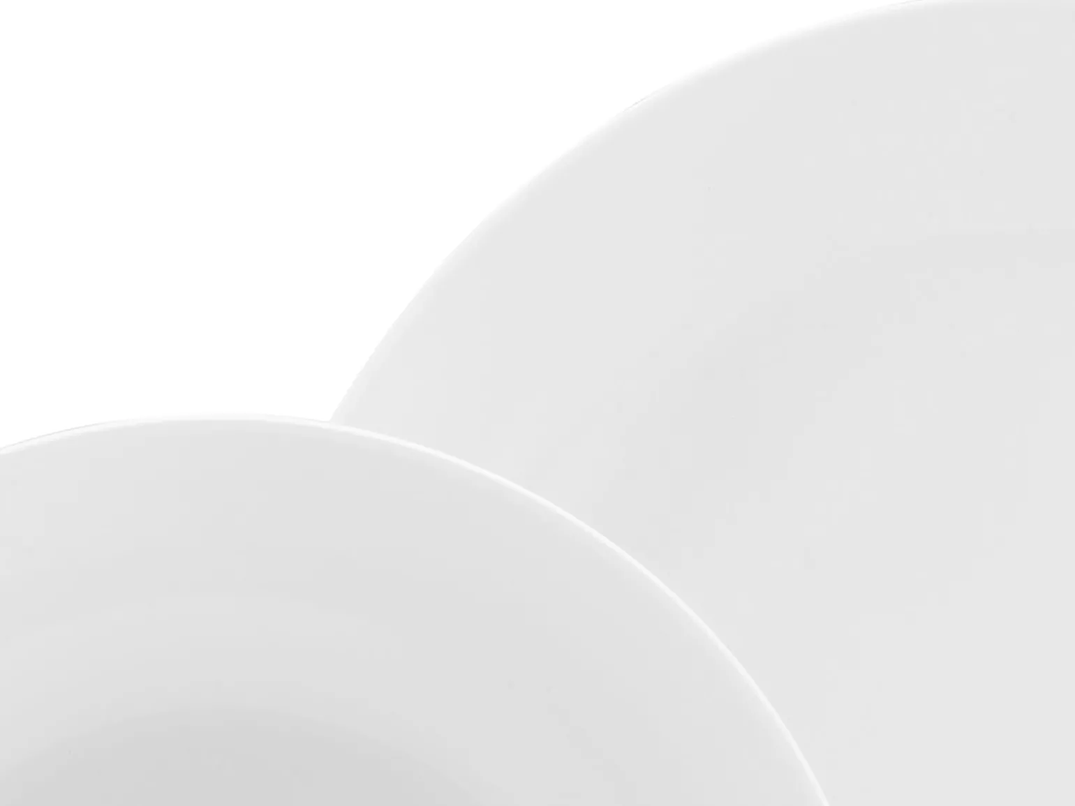 Luna - Tellerset 18-tlg, Luna Black Line - Tellerset 18-tlg - Weiss