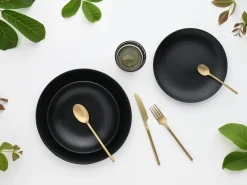 Magic Black - Tellerset 12-tlg - Schwarz