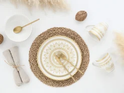Mandala - Kombiservice 16-tlg - Gold-Schwarz