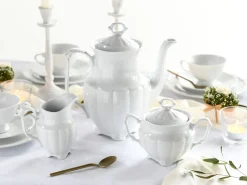 Maria Theresia - Kaffeegarnitur 3-tlg - Weiss