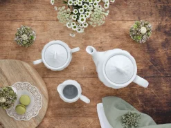 Maria Theresia - Kaffeegarnitur 3-tlg - Weiss