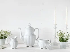 Maria Theresia - Kaffeegarnitur 3-tlg - Weiss