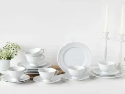 Maria Theresia - Kaffeeservice 18 tlg - Weiss