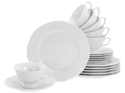 Maria Theresia - Kaffeeservice 18 tlg - Weiss