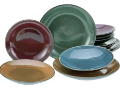 Marrakesch - Tellerset 12-tlg - bunt