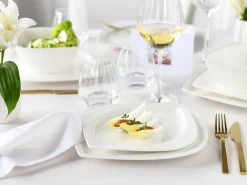 Melbourne - Tellerset 12-tlg - Creme